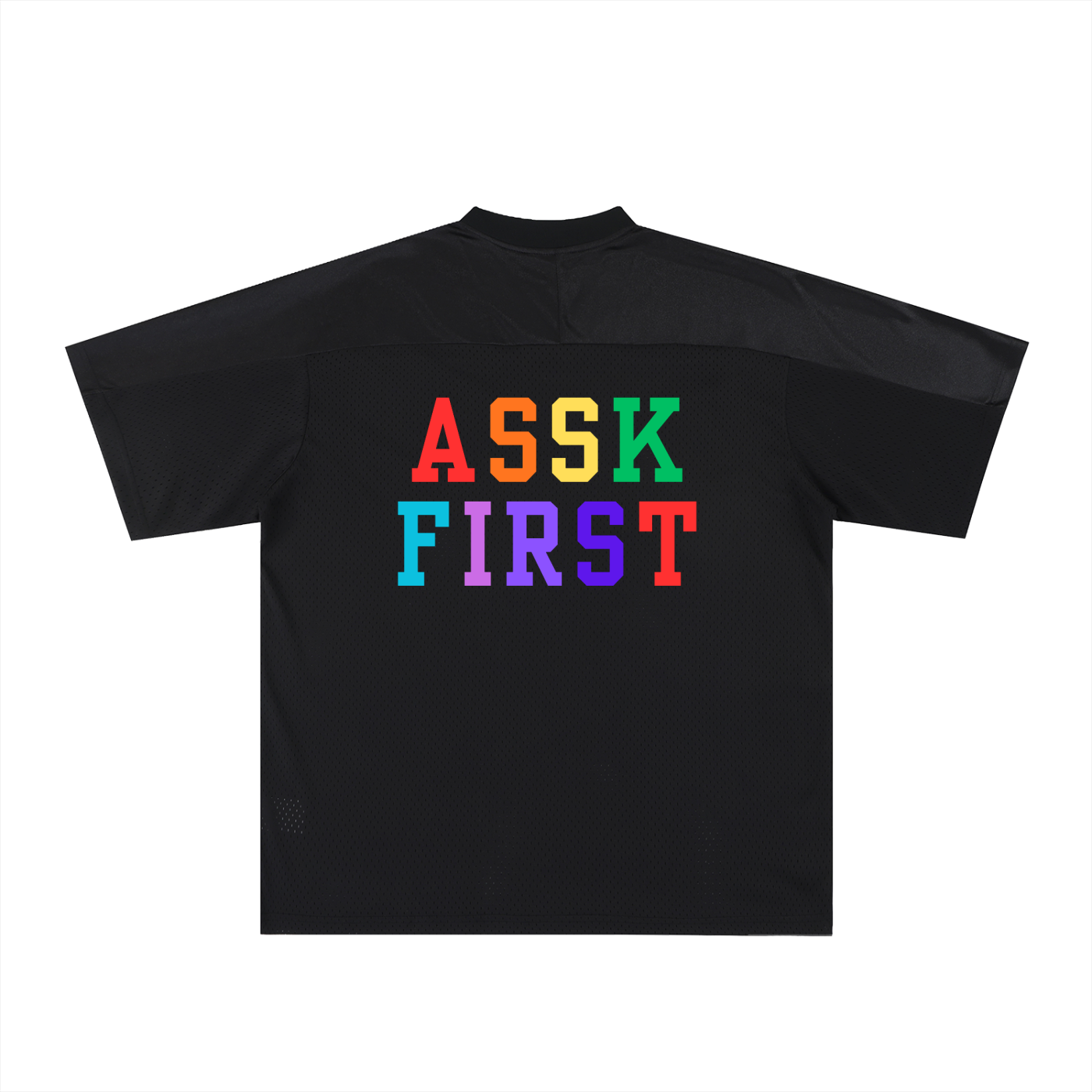 Get Consent PRIDE Oversized Mesh V-Neck Soccer Jersey