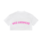 Assk First Cropped Paneled V-Neck Jersey