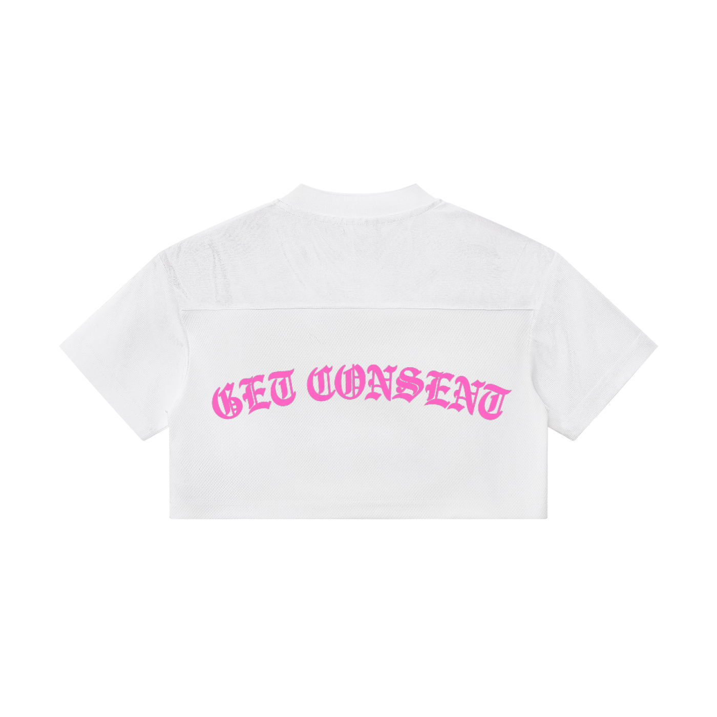 Assk First Cropped Paneled V-Neck Jersey