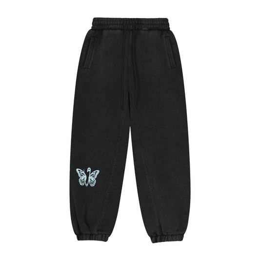 S4JR X ASSK FIRST Butterfly Fleeced Jogger Sweatpants