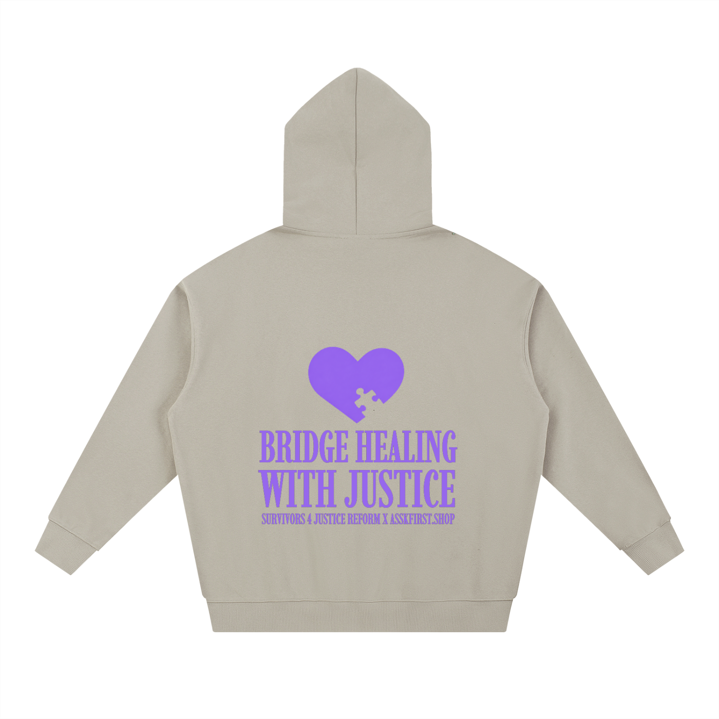 S4JR Puzzle Heart Heavyweight Hoodie