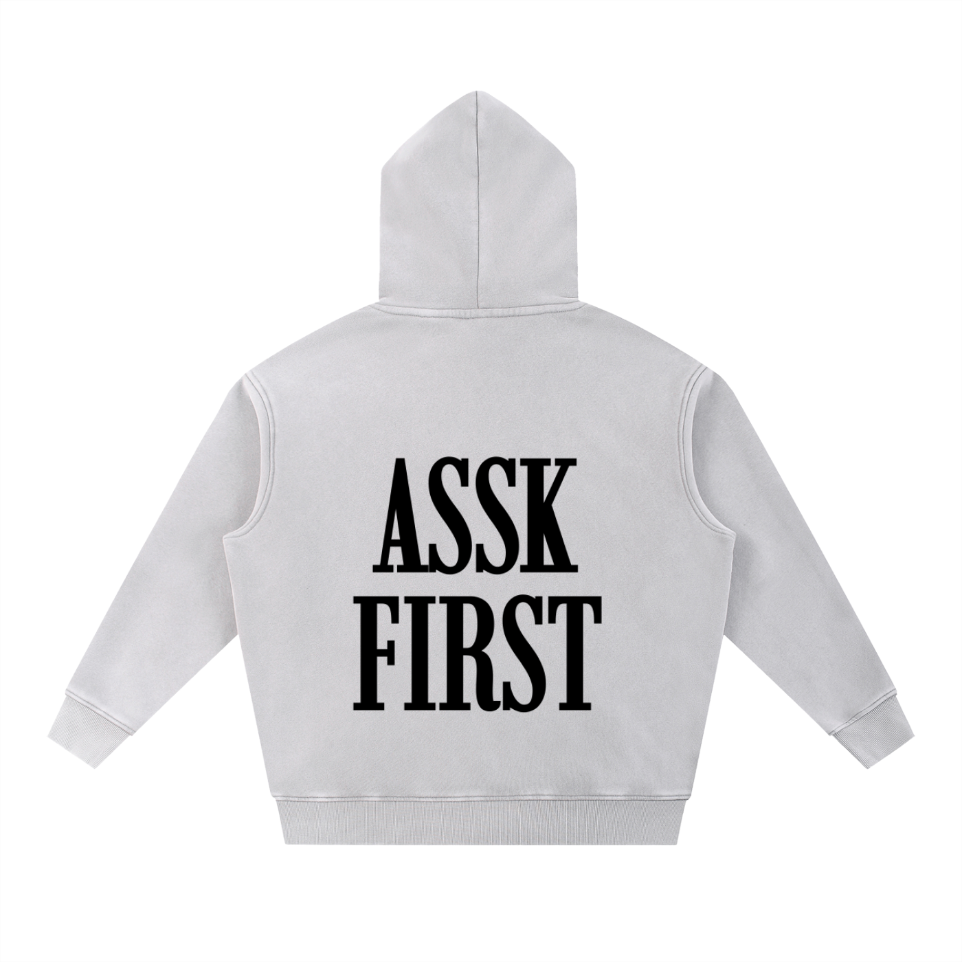 Snow Wash Fleece Oversize Hoodie