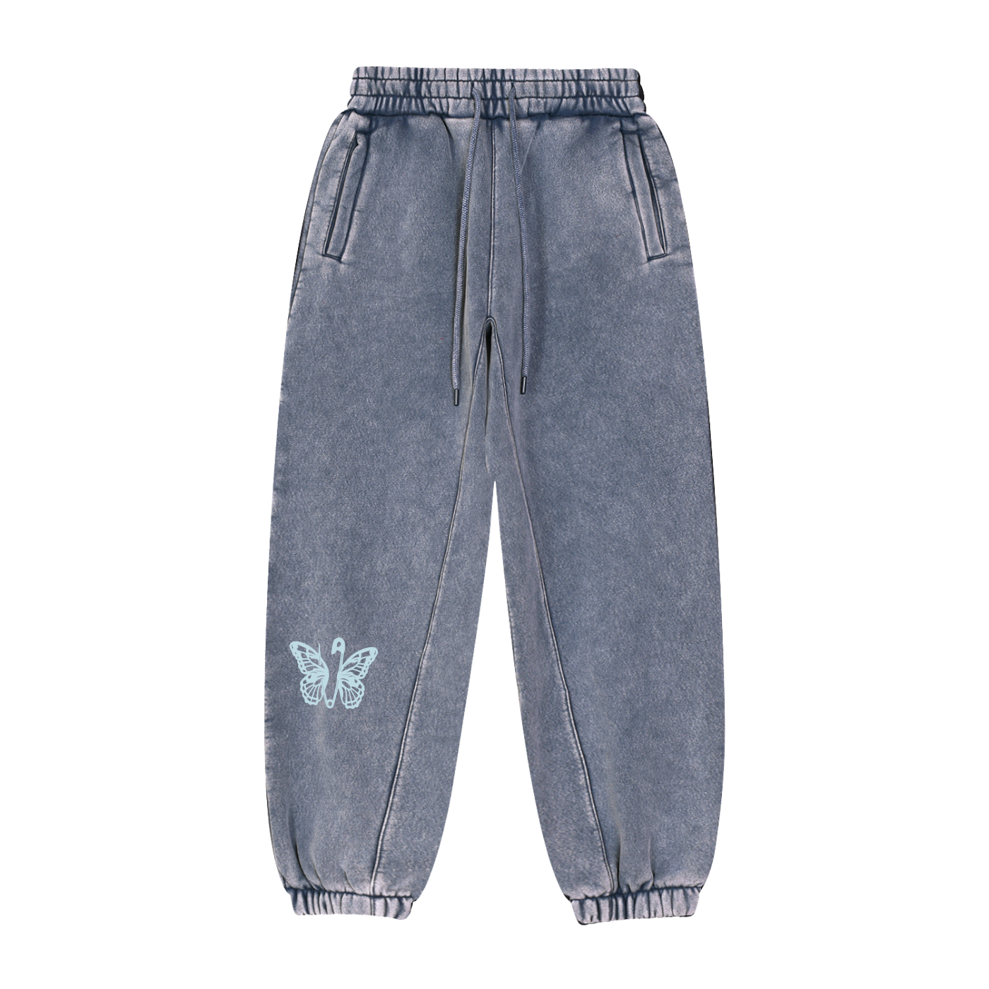 S4JR X ASSK FIRST Butterfly Fleeced Jogger Sweatpants