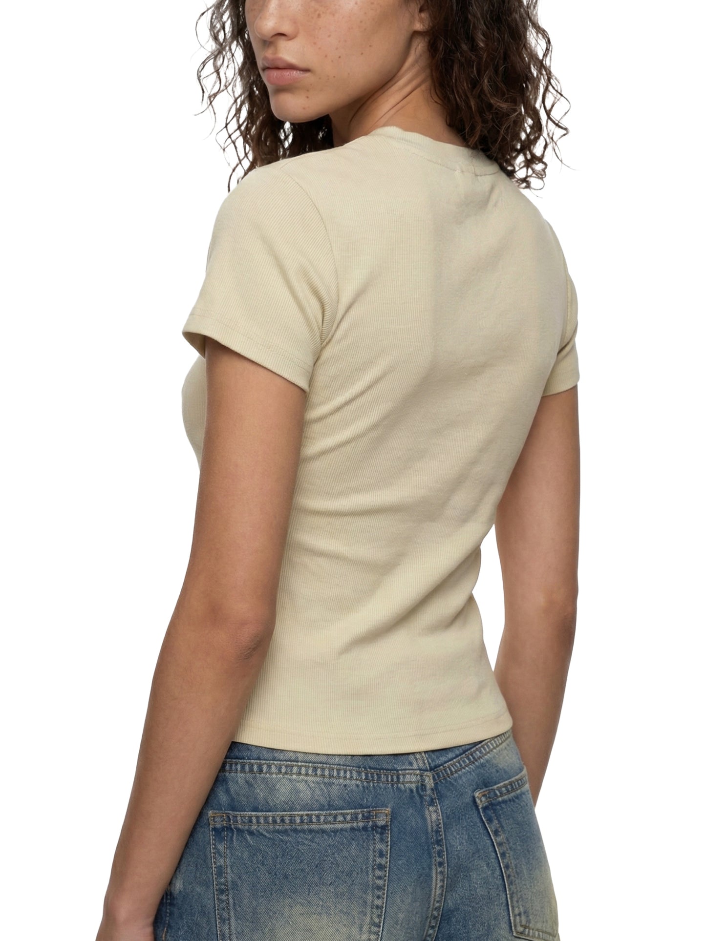 S4JR We Believe You Women's Slim Fit Crewneck T-Shirt