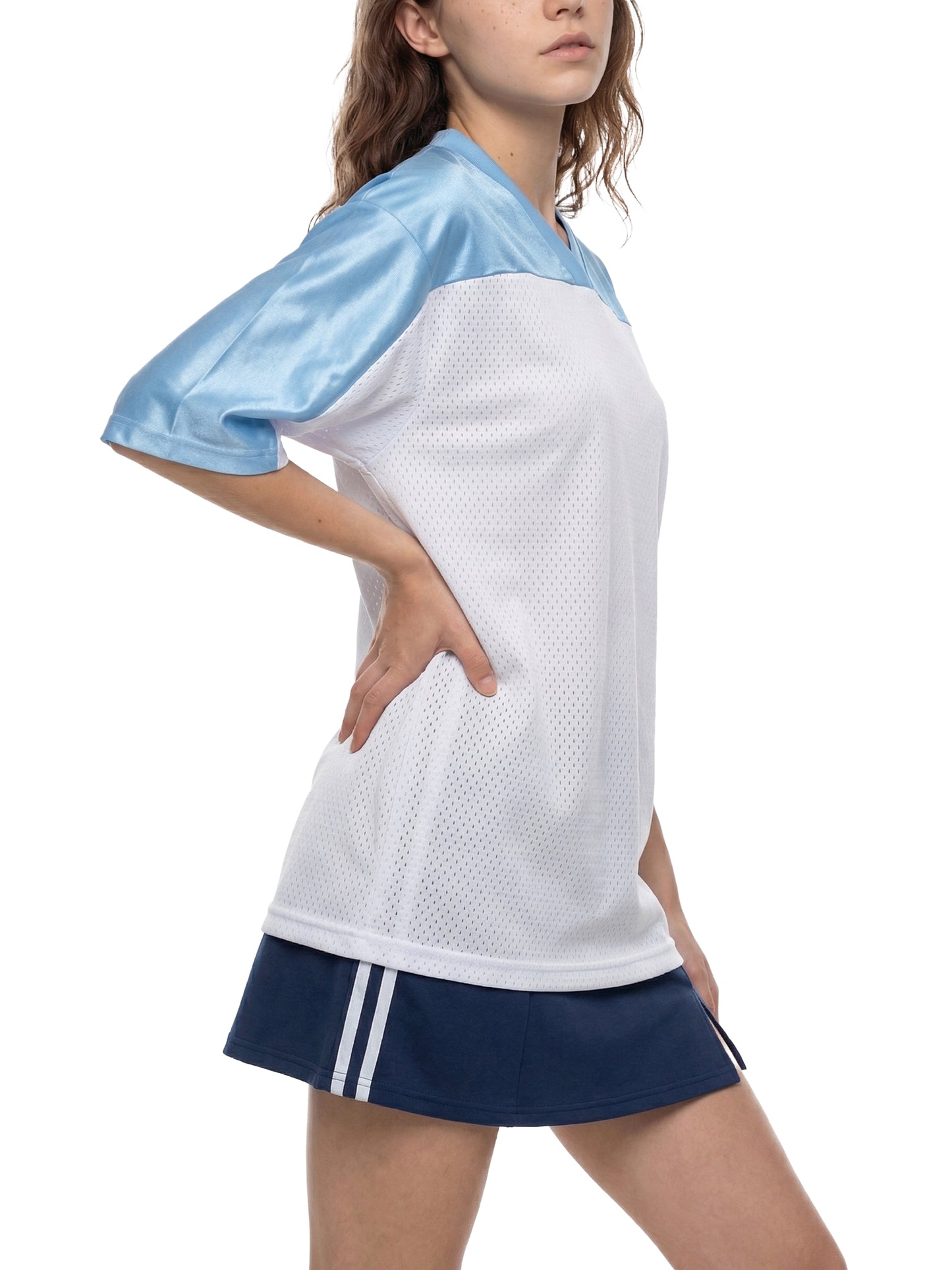 Get Consent PRIDE Oversized Mesh V-Neck Soccer Jersey