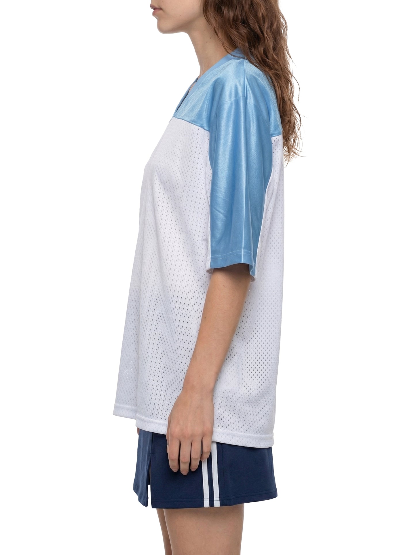 Get Consent PRIDE Oversized Mesh V-Neck Soccer Jersey