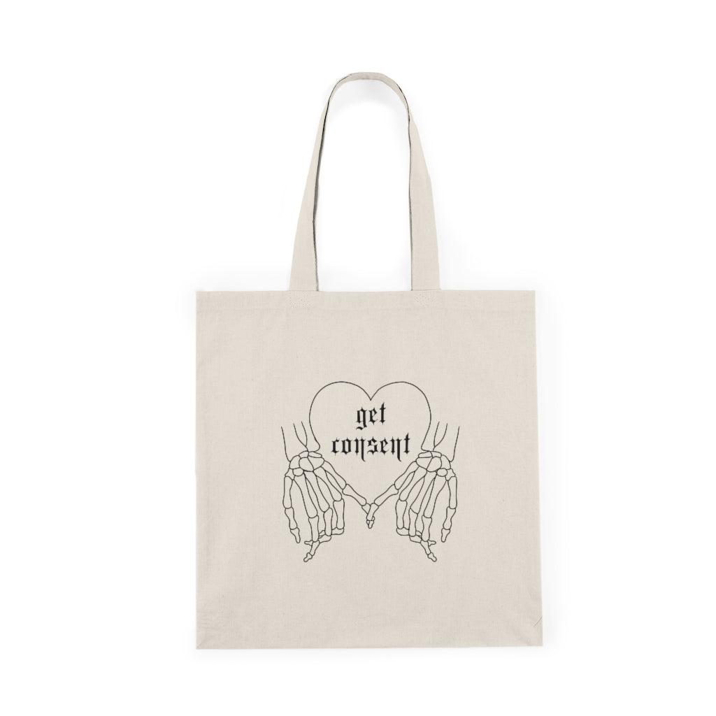 Get Consent Natural Tote Bag