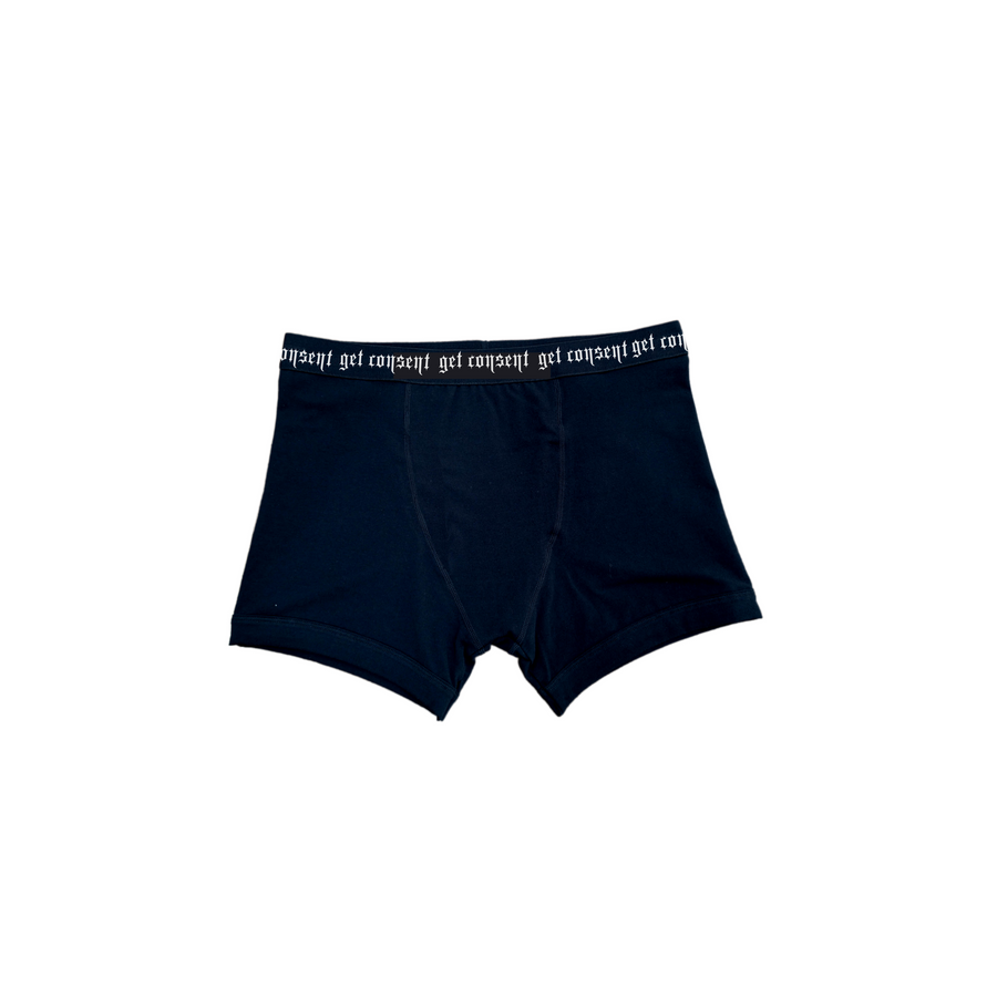 "Get Consent" Unisex Boxer Brief