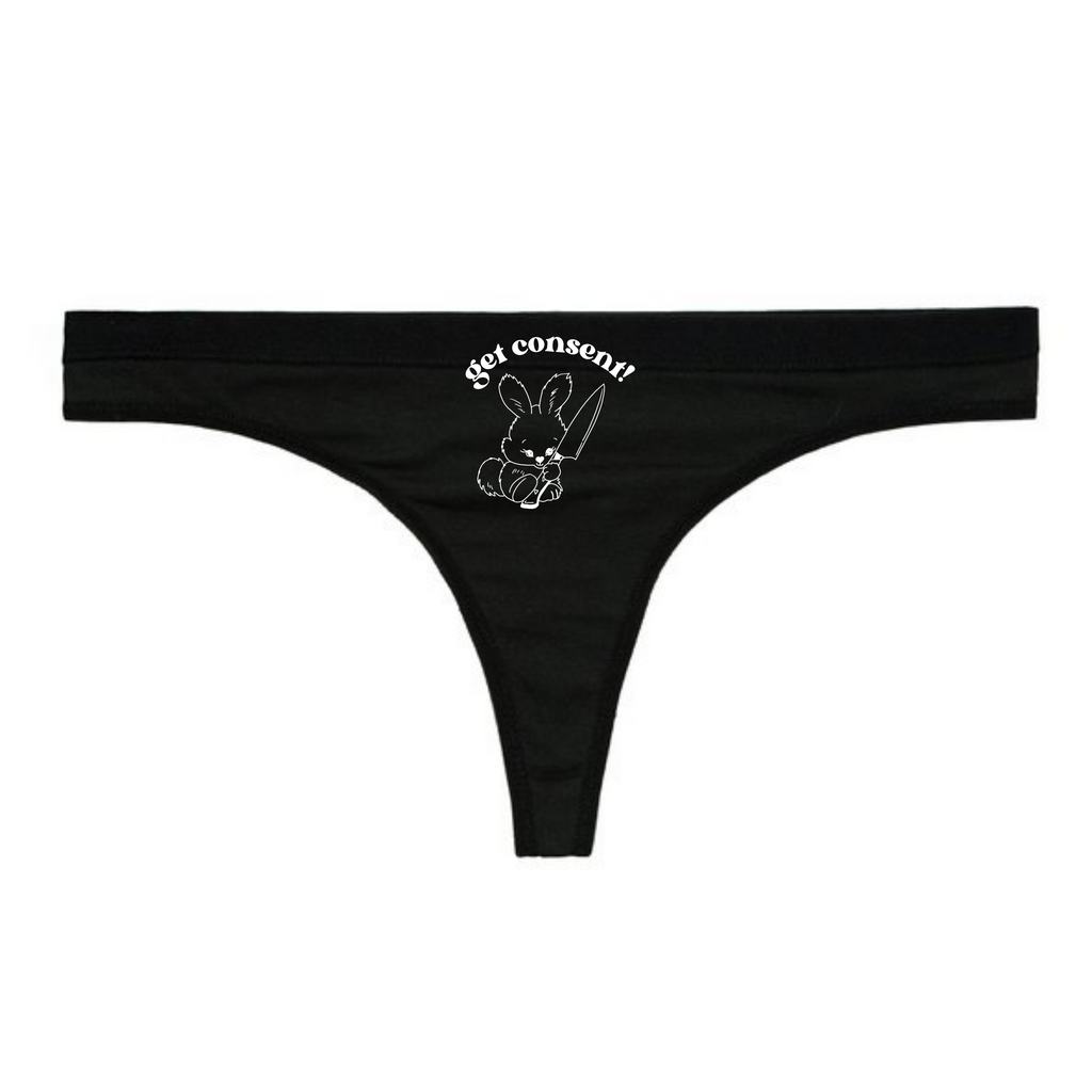 CLASSIC CONSENT BLACK THONG 6 PACK – Assk First