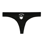 "CLASSIC CONSENT" BLACK THONG 6 PACK