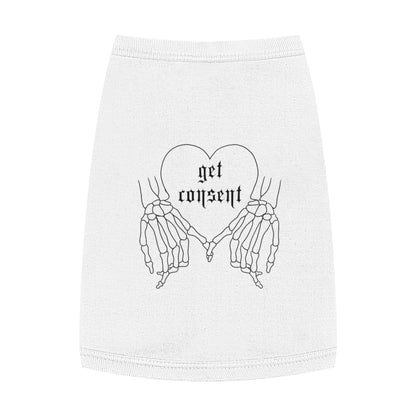 "Get Consent" Pet Tank Top