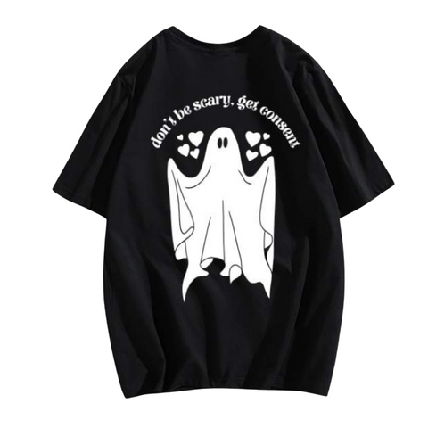 Consent Ghost Guy Oversized Shirt
