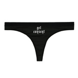 "BASICS" BLACK THONG 6 PACK