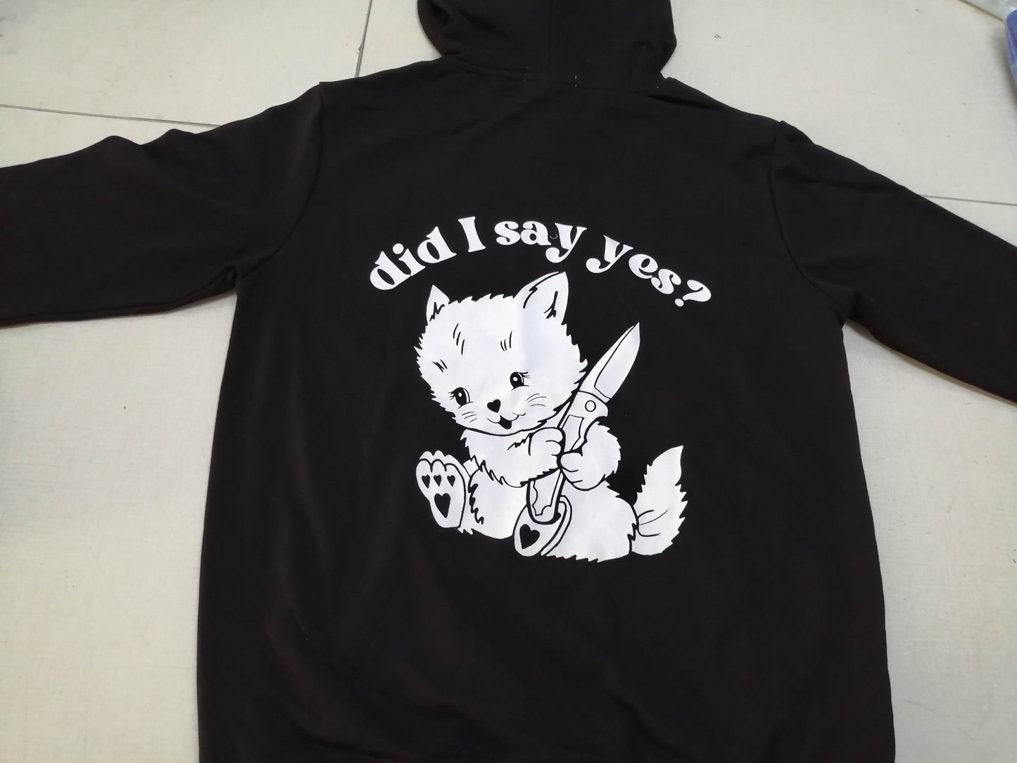 Dagger Kitty Hoodie