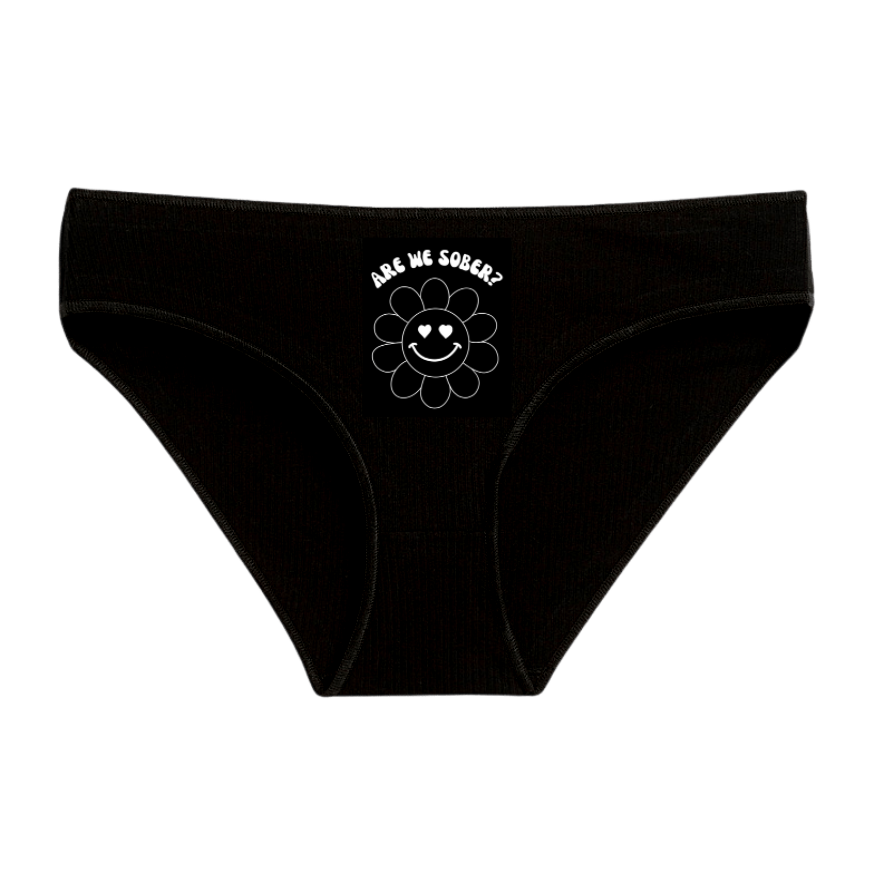 "FOR DAISY" BLACK BIKINI SPANDEX BLEND 6 PACK