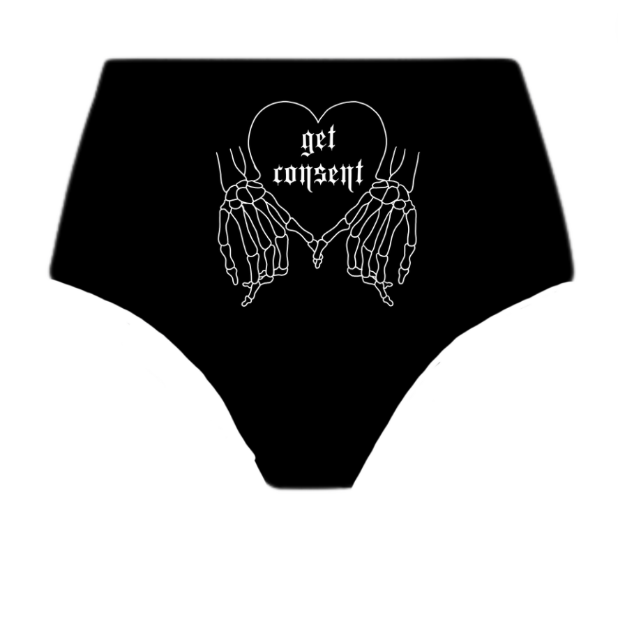 "FOR DAISY" BLACK HIGH WAISTED THONG SPANDEX BLEND 6 PACK