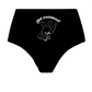 "BEST SELLERS" BLACK HIGH WAISTED THONG SPANDEX BLEND 6 PACK