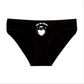 "BEST SELLERS" BLACK BIKINI SPANDEX BLEND 6 PACK