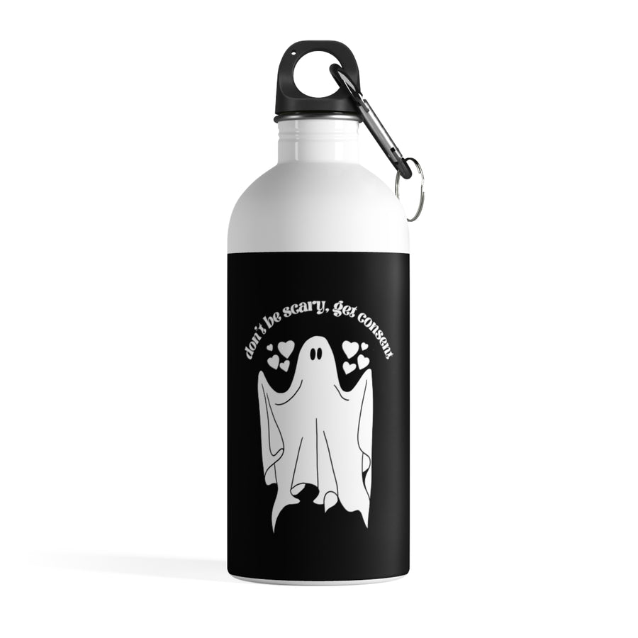 Consent Ghost Guy Stainless Steel Water Bottle