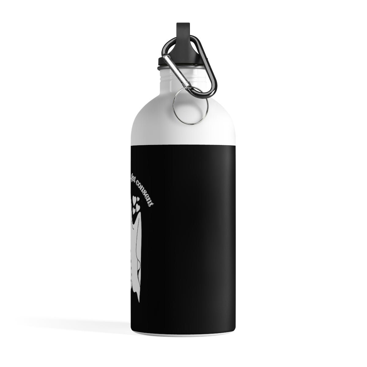 Consent Ghost Guy Stainless Steel Water Bottle