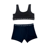 "Did I Say Yes?" Bra and UNISEX Boxer Brief Set
